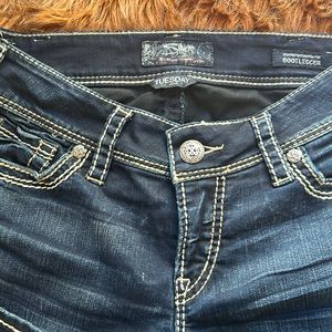 Silver Tuesday boot cut jeans